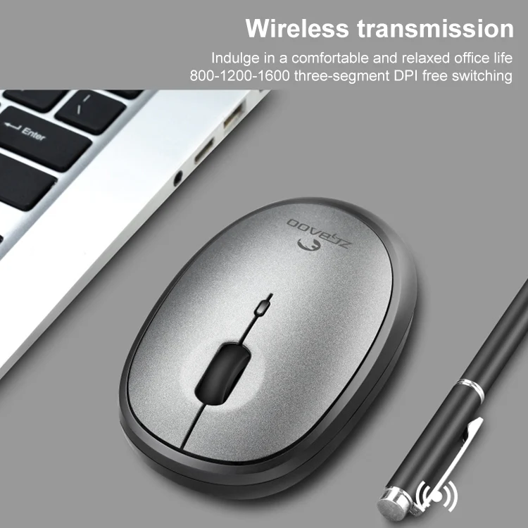 ZGB 007 2.4G Computer Laptop Wireless Mini Mouse (Grey) - Image 7