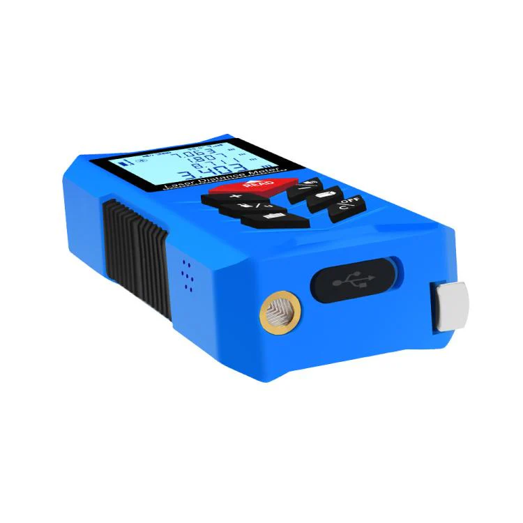 ZHENBING N1 Advanced Version Handheld Cross Line Infrared Laser Distance Meter, Measuring Distance:100m(Blue) - Image 4