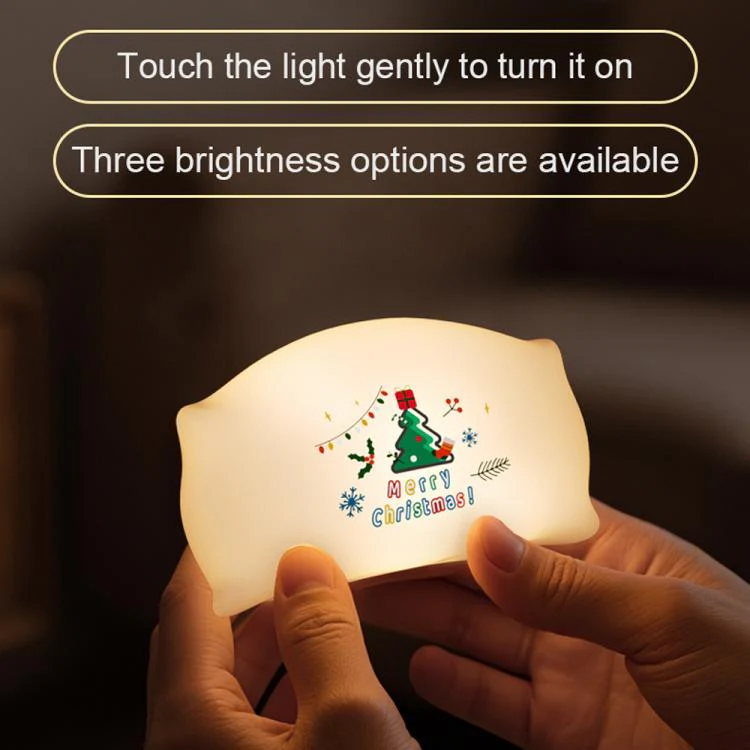 ZHL001S Christmas Pillow Silicone Night Light(Christmas Tree) - Image 6
