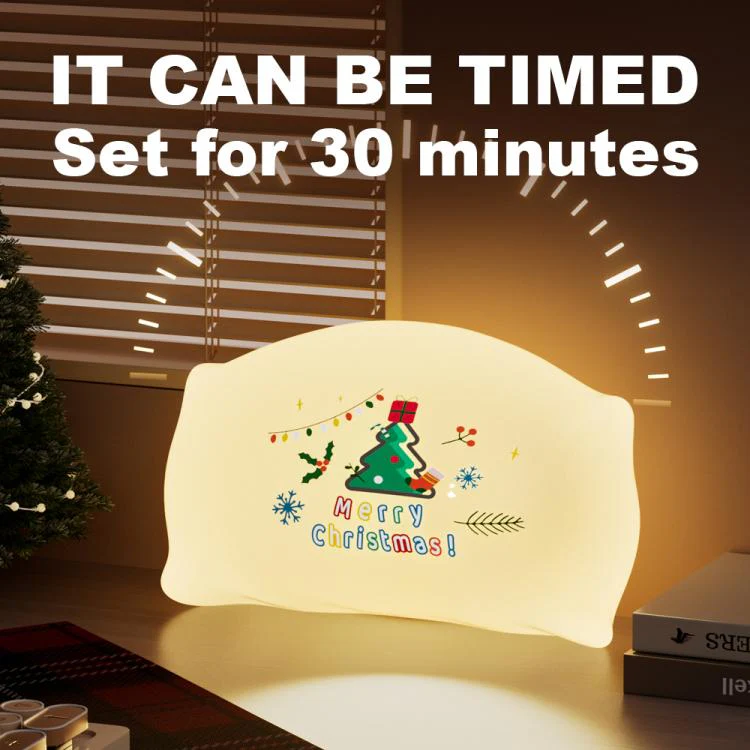 ZHL001S Christmas Pillow Silicone Night Light(Christmas Tree) - Image 8