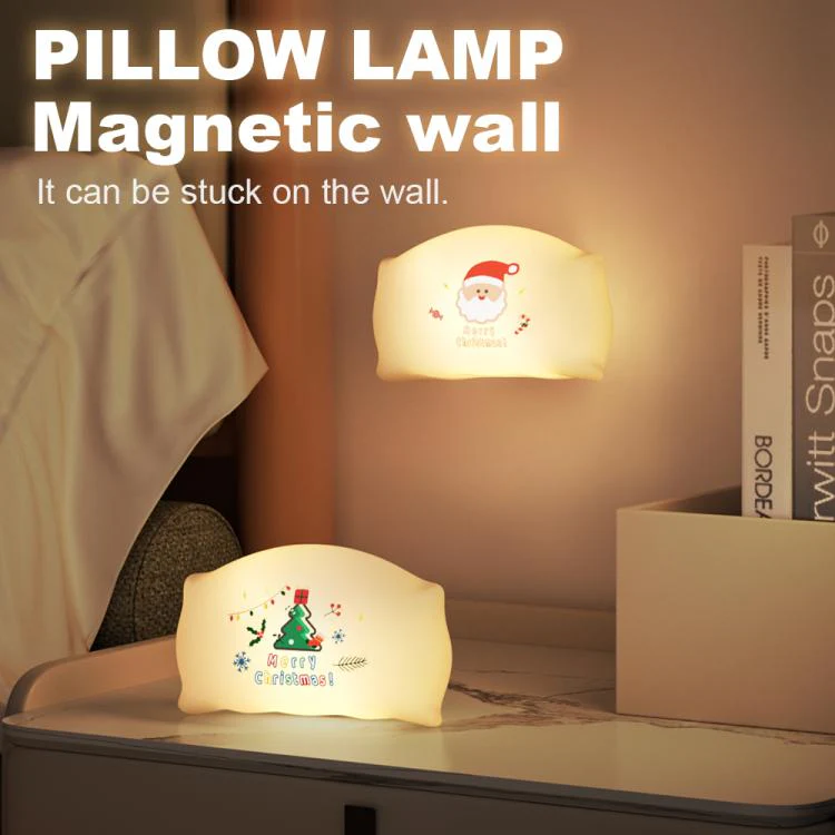 ZHL001S Christmas Pillow Silicone Night Light(Santa Claus) - Image 4