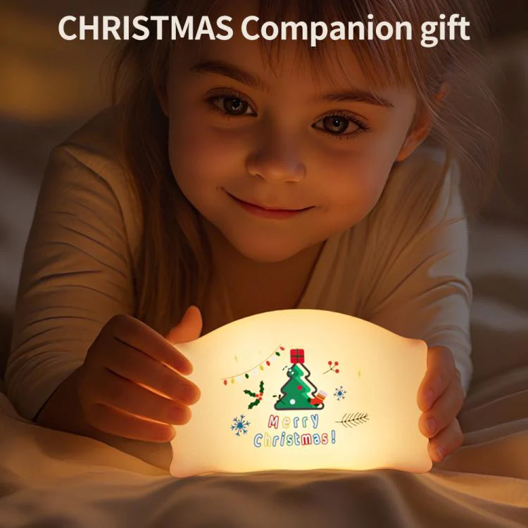 ZHL001S Christmas Pillow Silicone Night Light(Santa Claus) - Image 5