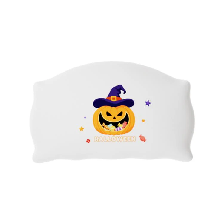 ZHL001W Halloween Pillow Silicone Night Light(Pumpkin) - Image 2