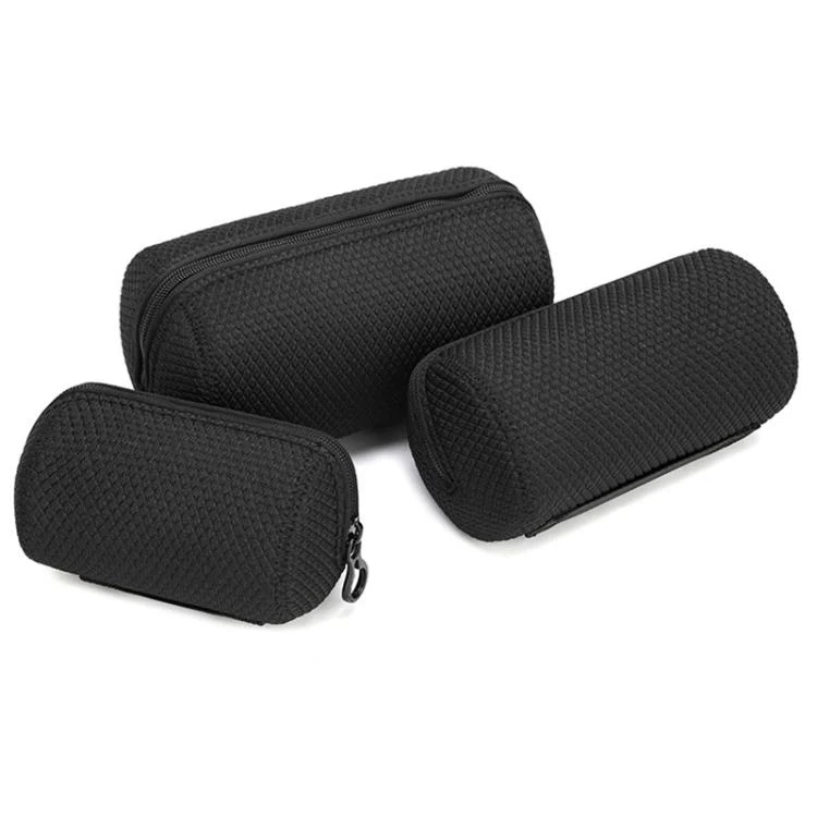Zipper Camera Lens Pouch Waterproof Lens Protective Bag, Size:Medium Lens Pouch(Black) - Image 2