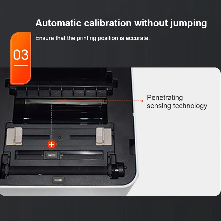 ZJ-9250 100x150mm USB Thermal Label Printer, Plug:EU Plug(Black) - Image 8