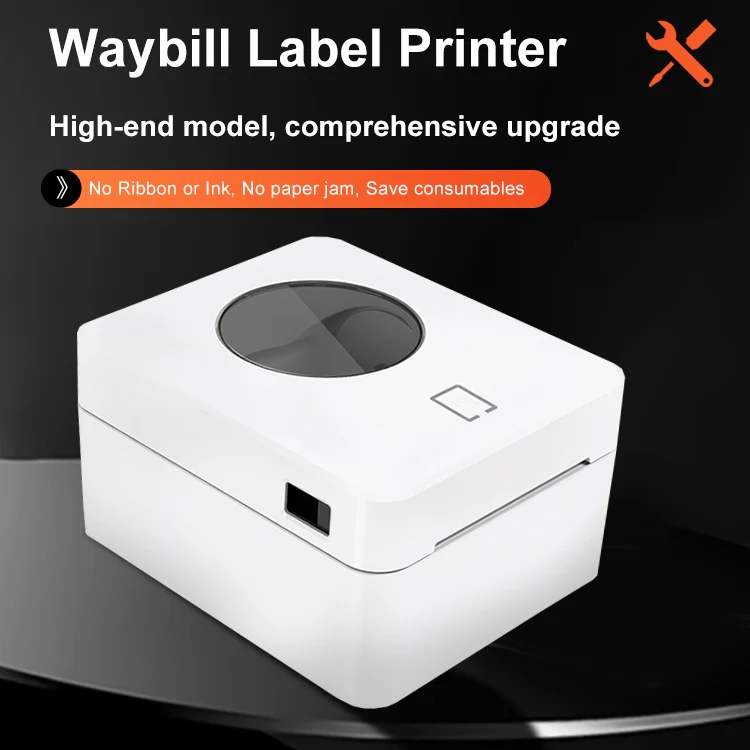 ZJ-9250 100x150mm USB Thermal Label Printer, Plug:US Plug(White) - Image 5