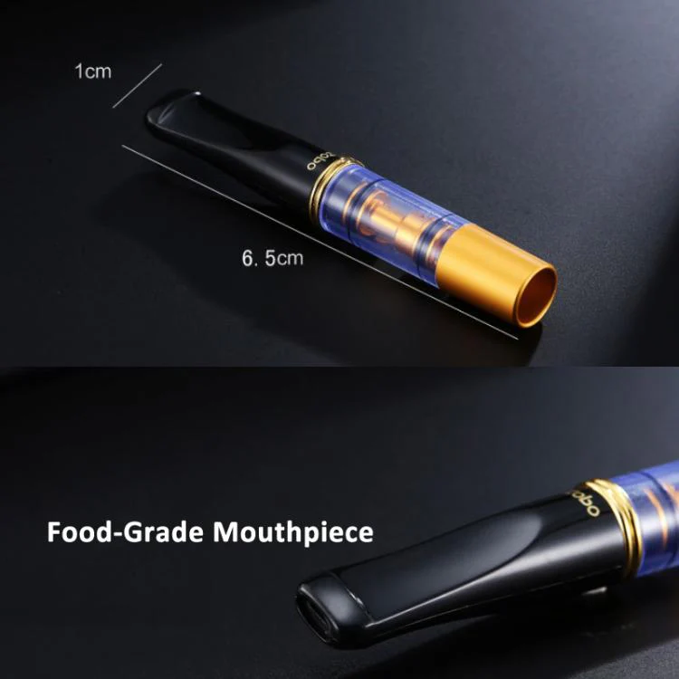 ZOBO Double Filter Cigarette Holder Reusable & Washable 7.6mm Wide Cigarette Filter(Gold) - Image 5