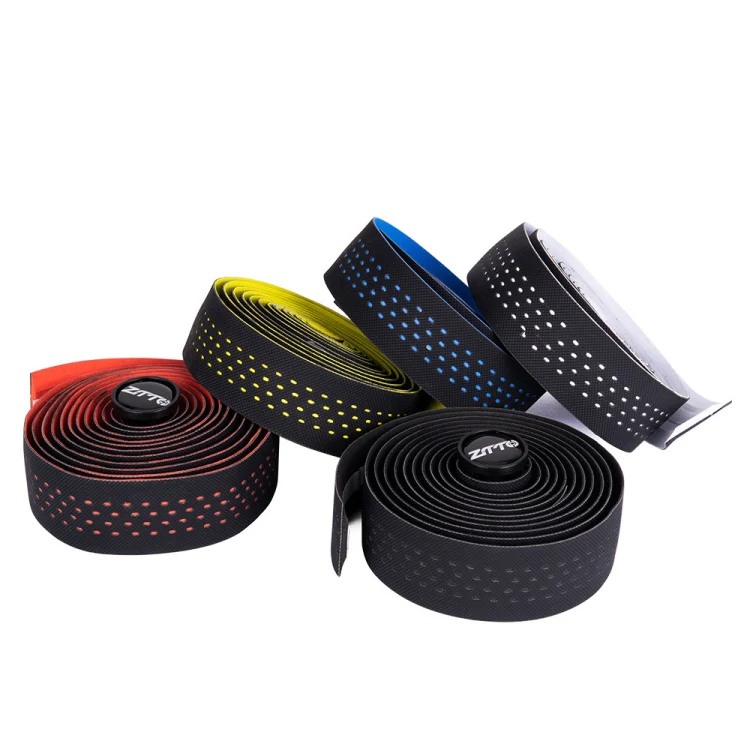 ZTTO Road Bike Handle Bar Tape Non-slip Anti-Vibration PU Leather Breathable Wear-resisting(White) - Image 4