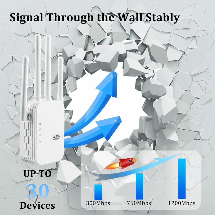 ZX-R08 300Mbps 2.4G WiFi Repeater Signal Amplifier, US Plug - Image 9